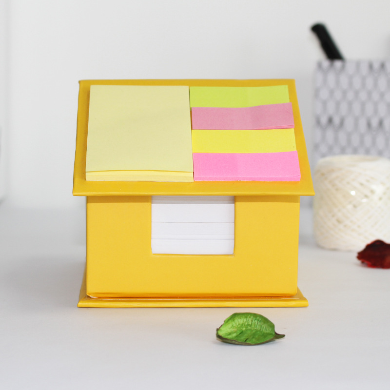 DHL New Year Gift Creative House Shape Memo Pad Sticky Note Set