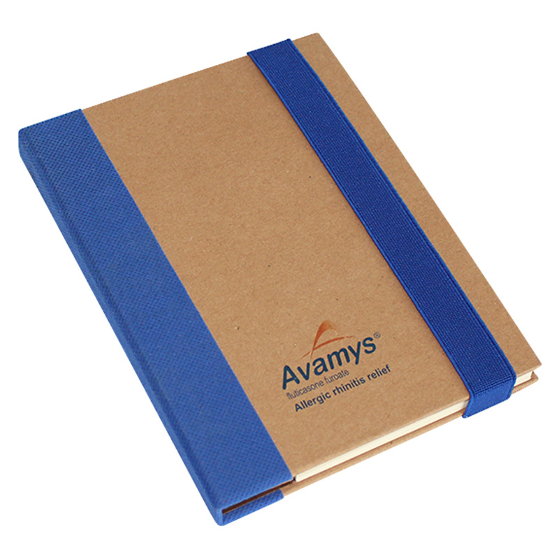 Eco Kraft Paper Writting Pad with Post it and Pen Set