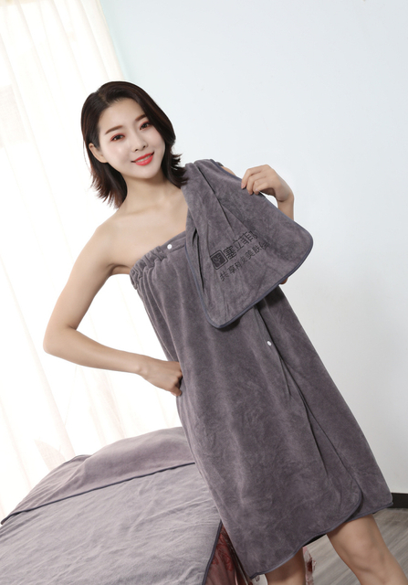 Microfiber Comfortable Bath Skirt Spa Towel Set