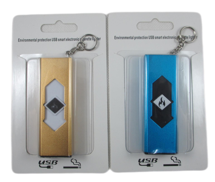 Cigarette Promotion Gift Windproof Smocking Metal USB Cigarette Lighter
