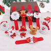 Christmas children gifts Christmas bracelets decorations Christmas snap rings gift for kids Xmas pop circle wholesale