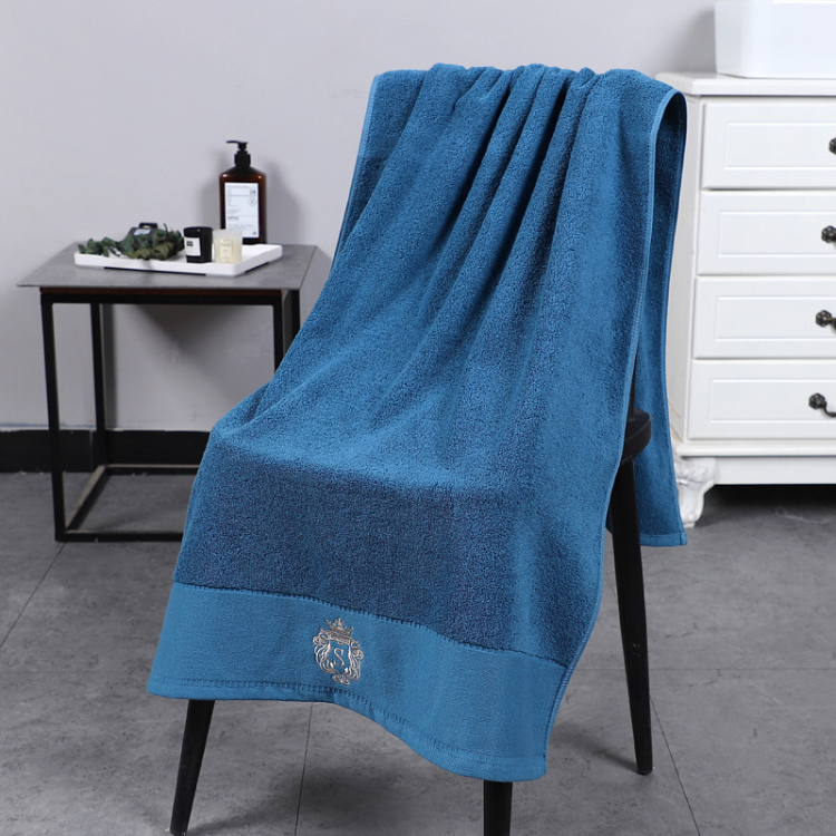 Cotton Hotel Logo Embroidery Promotional Gift Bath Towel Beach Towel