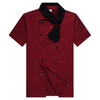 High Quality unisex chef uniform Hotel Kitchen work clothes Short Sleeved Chef Restaurant uniform cooking shirt Jacket+Hat+Apron