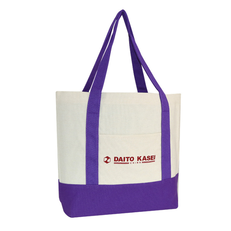 Hot Sale Eco Friendly Reusable Designer Cloth Canvas Cotton Shopping Tote Bag With Custom Logo Printed