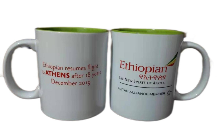 Airlines Logo Printing Custom Gift Ceramic Coffee Mug