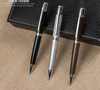 Luxurious Metal ballpoint Pen 0.5mm nib Silver Clip ball point Pen