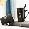 Elegant Office Gift Birthday Gift Alphabet Coffee Mug