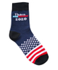 American Presidential Election Campaign Material Promotional Giveawawys Gift Cotton Socks with candidate name jaquard 