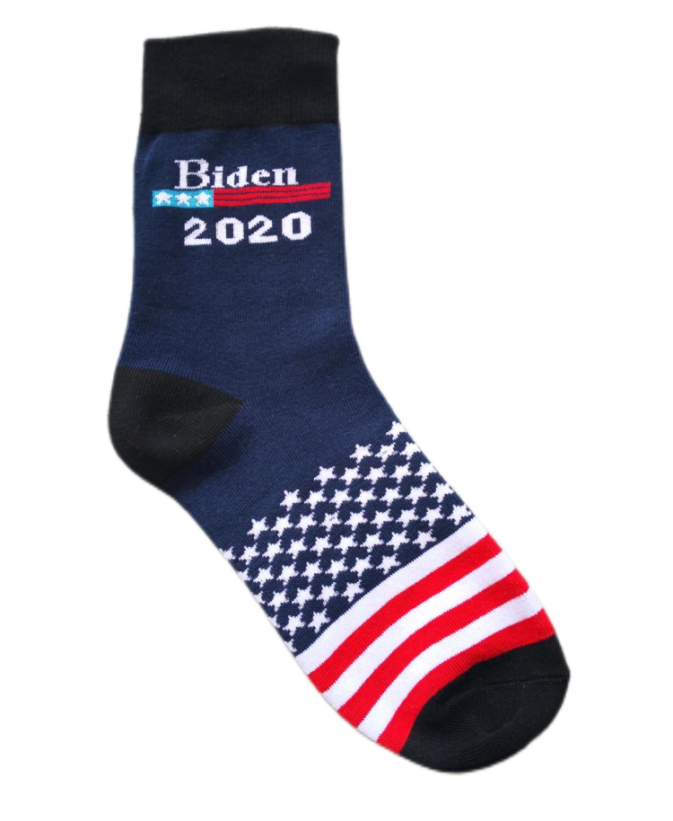 American Presidential Election Campaign Material Promotional Giveawawys Gift Cotton Socks with candidate name jaquard 