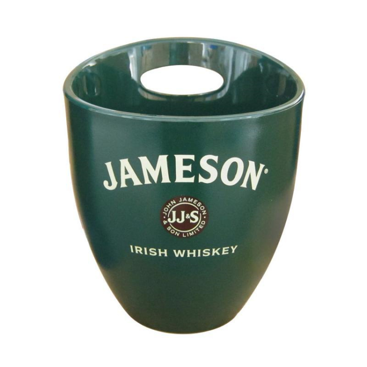 Promotional high quality big Beer Plastic ice bucket PS Plastic ice bucket 1 Ear PP Ice Bucket 19X10X24CM