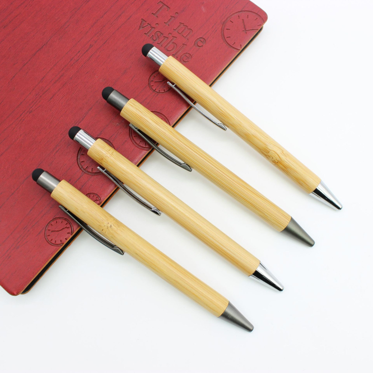 Eco Friendly Promotional Gift Green Bamoon Stylus Pen