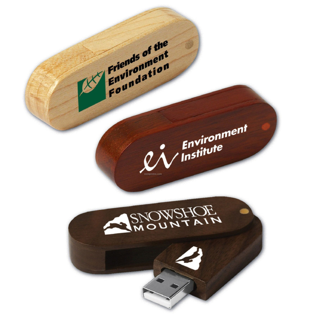 Wood Swivel USB 3.0 Flash Drive 64GB Data Storage Memory Stick Pendrive with Box cles usb disk