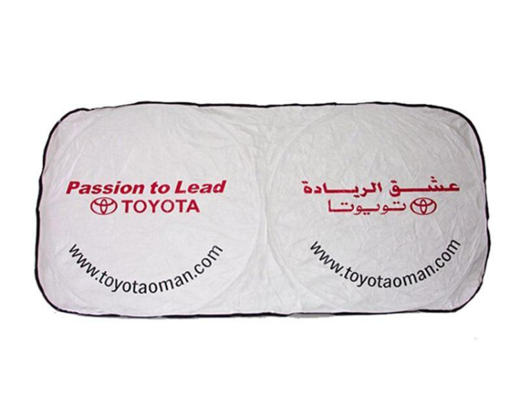 Fine Quality Custom Logo Printing Summer Gift Tyvek Car Sun Shade