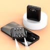 10000 mAh LED Power Level Display Portable Wireless Mini Power Bank Micro USB Type-C Lightning Cable for Mobile Phone tablet
