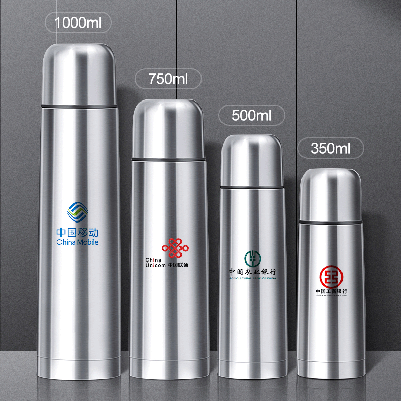 Bullet Shape Bottle Double Wall Stainless Steel Thermos Vacuum Thermal Flask