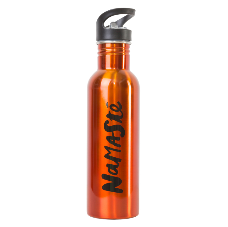 Wide Mouth Metal Sports Bottle