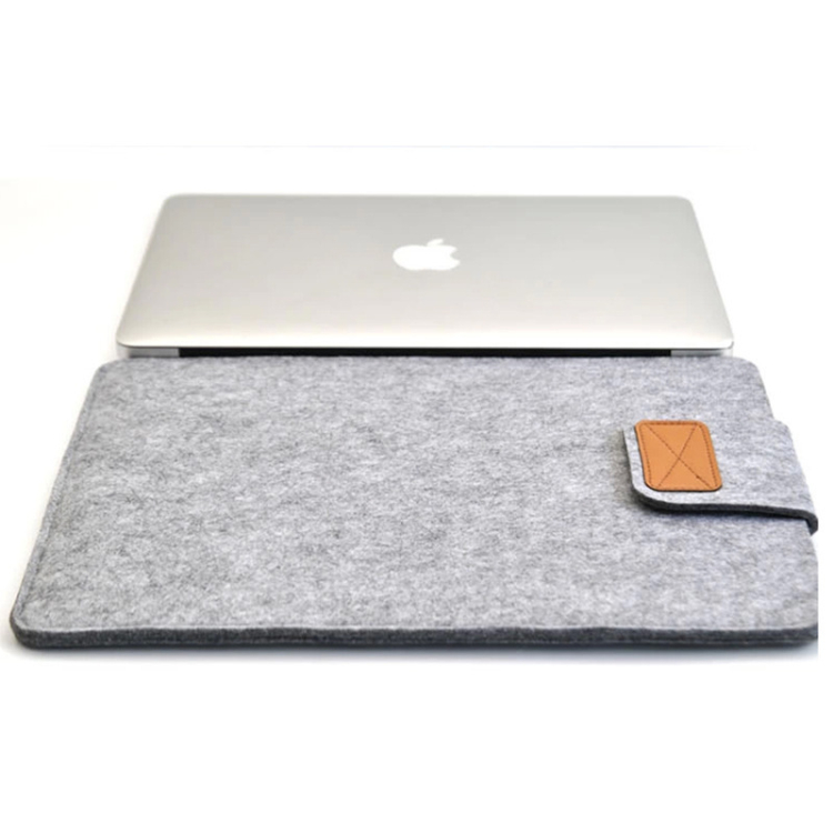 Custom Logo Felt Laptop iPad Cover Sleeve