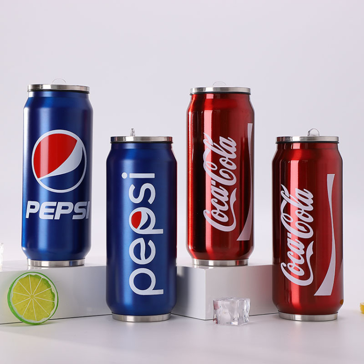 Cola Can Shape Stainless Steel Wine Beer Beverage Drink Promotional Gift Thermal Bottle