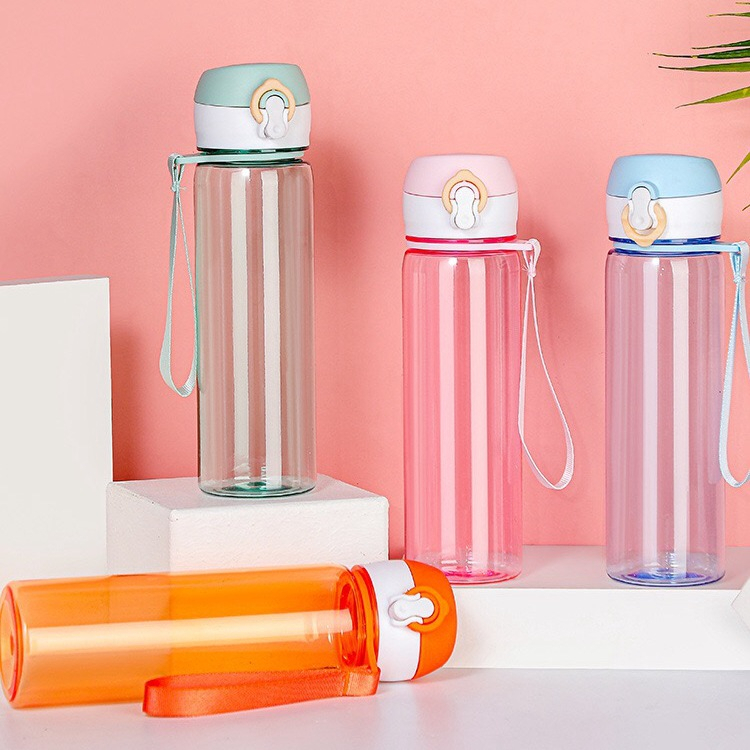 BPA free Bounce Cup 550ml Plastic Transparent Cup