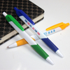  Cheap triangle plastic ballpoint pen custom logo advertising gift pen