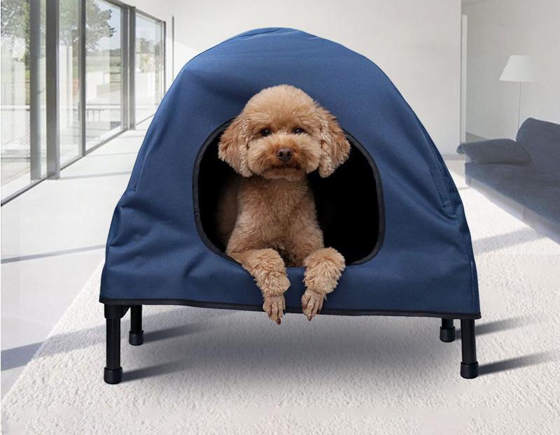 Waterproof Pet Cot House Foldable Dog Beds For Indoor Outdoor And Travel Use Pet Tent