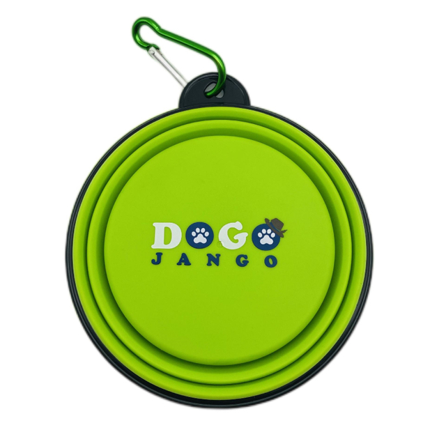 Collapsible Silicone Cat Dog Pet Bowls Portable Folding Puppy Travel Water Food Bowls with Carabiner Clip for Hiking Outdoor
