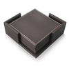 Fine Quality Leather Cup Coaster Household Gift Cup Mat set with logo