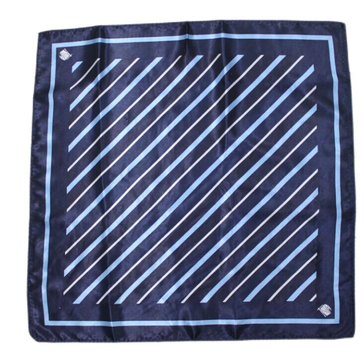 Bank Women Staff Air Hostess Custom Printing Polyster Silk Suit Scarf