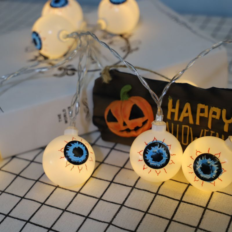 New Indoor Decor Battery Operated cute ghost string light for Halloween Party Decoration Pumpkin Led String Lights