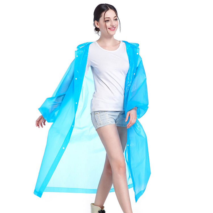 EVA Outdoor Hiking Travel Urgency riding raincoat Disposable Rain Poncho