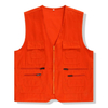 Promotional Logo Printed Men Outdoor Multi-Pocket Waistcoat Mesh Fishing Vest