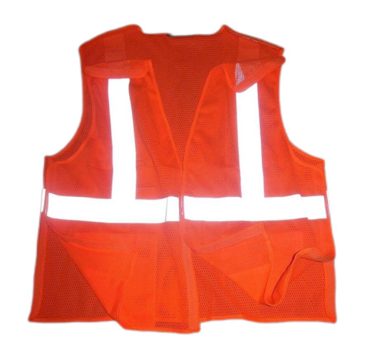 Police Traffic Building Industry High Visibility Safety Work Vest with Reflective Strips