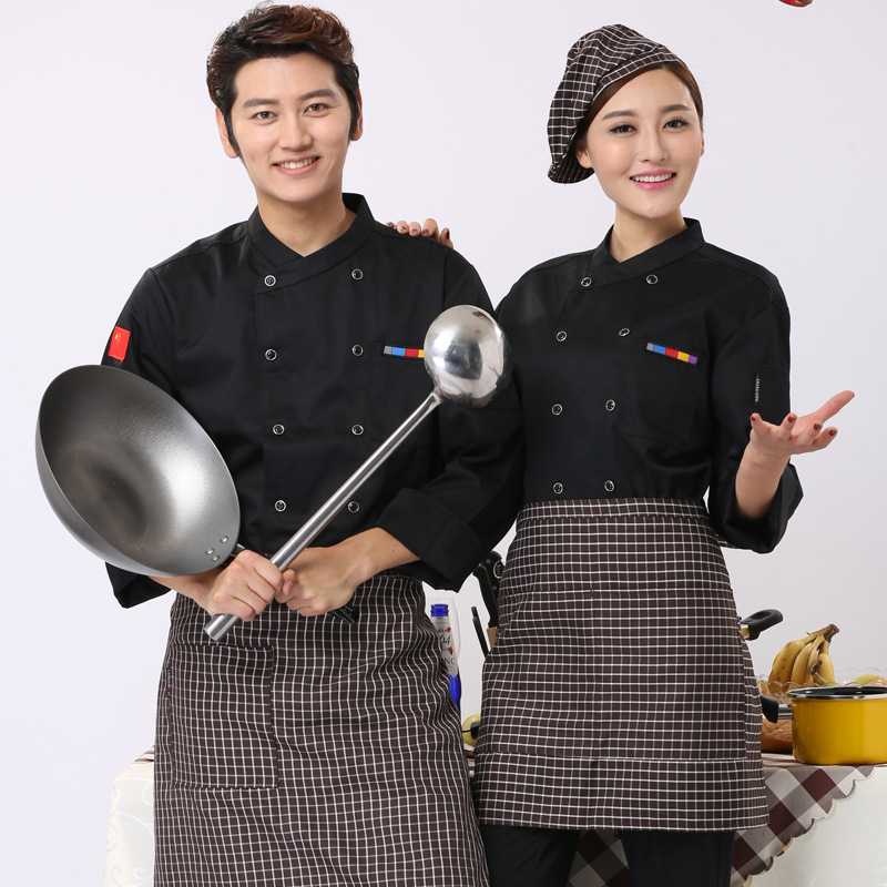 Custom Cooking Clothes Professional Coat Kitchen Workwear Suit Restaurant Work Shirt
