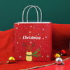 Christmas Gift Packing Kraft Paper Box with Custom Printing