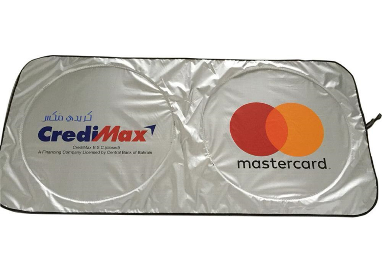 Custom Logo Printing Summer Promotional UV Resistant Silver Coated Sun Shade