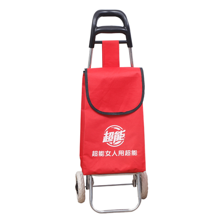 Trolley bags customized colour trolley bags lightweight Supermarket Promotion Events portable shopping trolleys 600D Polyester Cart Bag
