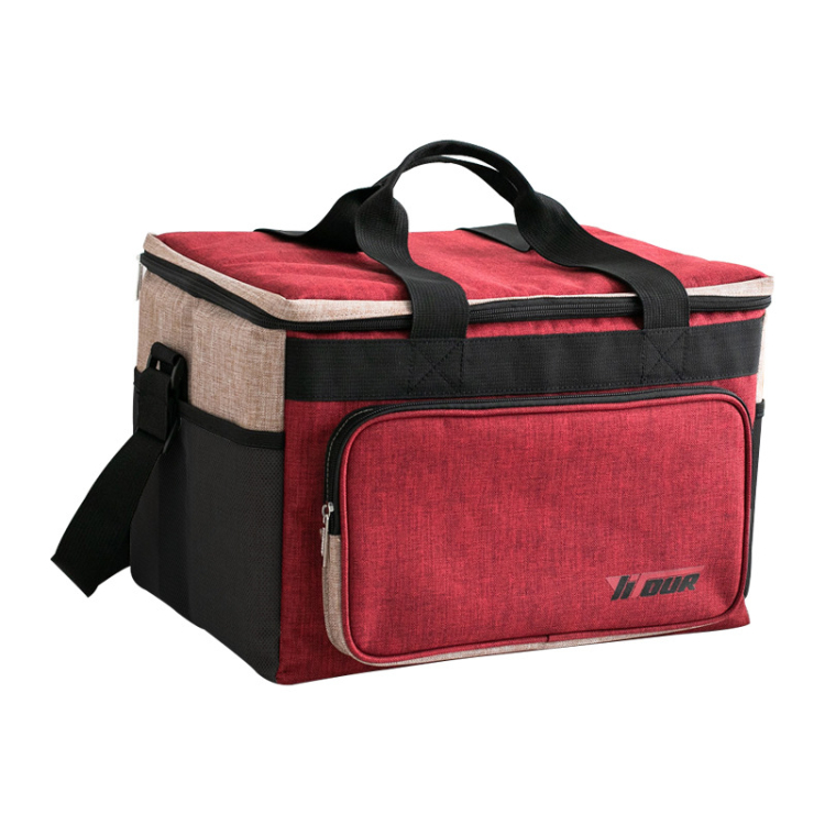Big Capacity Outdoor Camping Picnic BBQ Travel Beach Insulated Cooler Bag Portable Leakproof Lunch Bag Box 