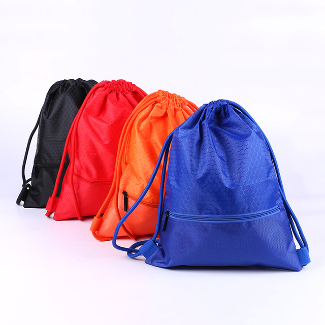 Cheap Giveaways Marketing Events Giveaways Assorted Colors 210D Polyster Drawstring Bags