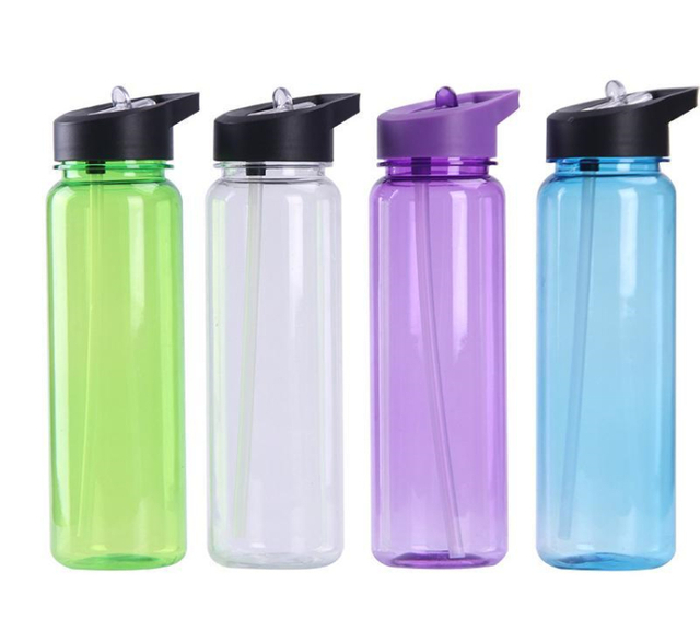 750ML Water Bottle BPA FREE Tritan Sports Water Bottle with straw