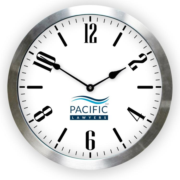 Custom Logo Printed Promotional Gift Metal Wall Clcok 30cm Quatz Wall Clock