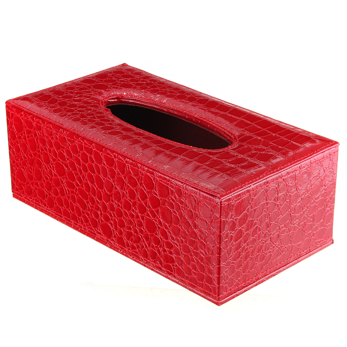 Custom Logo PU Leather Hotel Guest Room Tissue Box