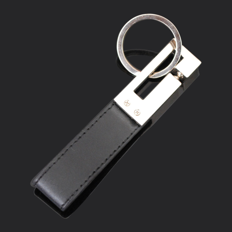 Custom Commercial Leather Waist Hanging Metal Key Chain