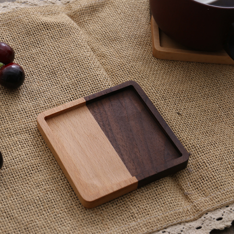 Home Tea Coaster Creative Environmental Protection Original Ecological Bamboo Coaster Set High Quality Bamboo Wood Coasters