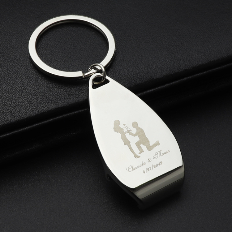 Custom Printing Logo Wedding Gift Tourist Souvenir Key Chain Metal Sea Beach Souvenir Bottle Opener Keychain