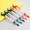 Promotional decorative ball shaped plastic advertising ballpoint pen with customized logo