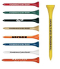 Custom logo high quality printing wooden golf tees, golf tees with logo 