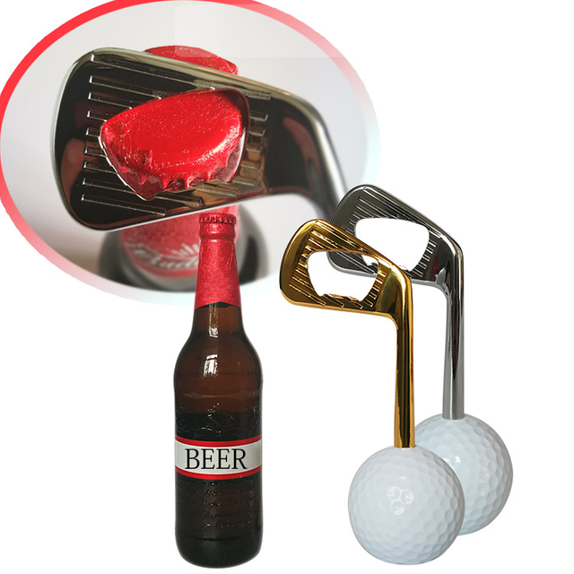 Creative Promotion Gift Golf Rod Shape Beer Wine Bottle Opener