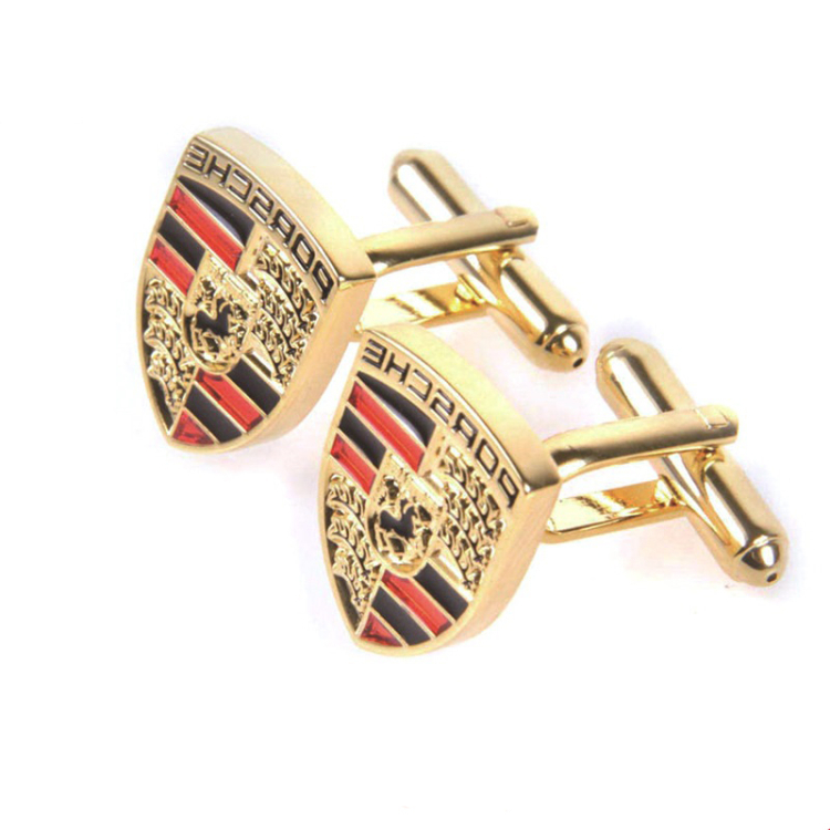 Fashion Creative Custom Shape Shirt cute soft enamel Metal Cufflinks