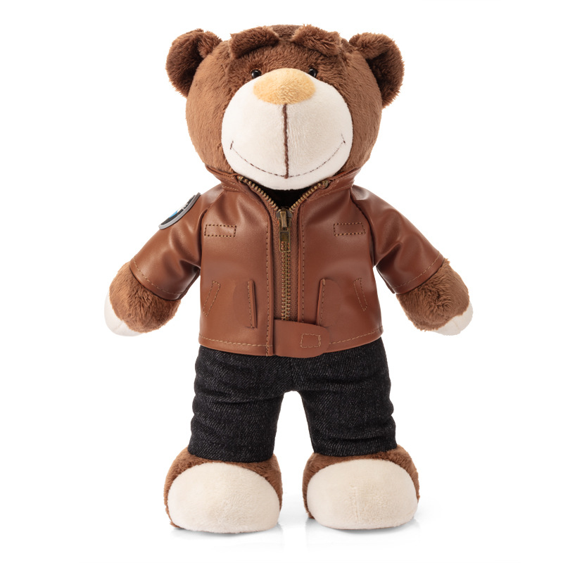 BMW Car Sales Gifts Custom Logo Plush Toy Pilot Bear