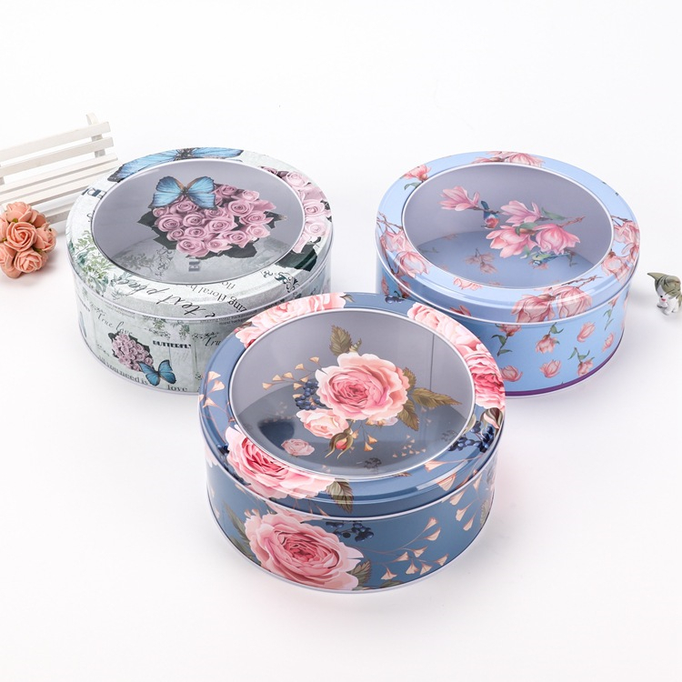 Mini Metal Tea Cans Gift Packing tin plate Cans candy tin plate box